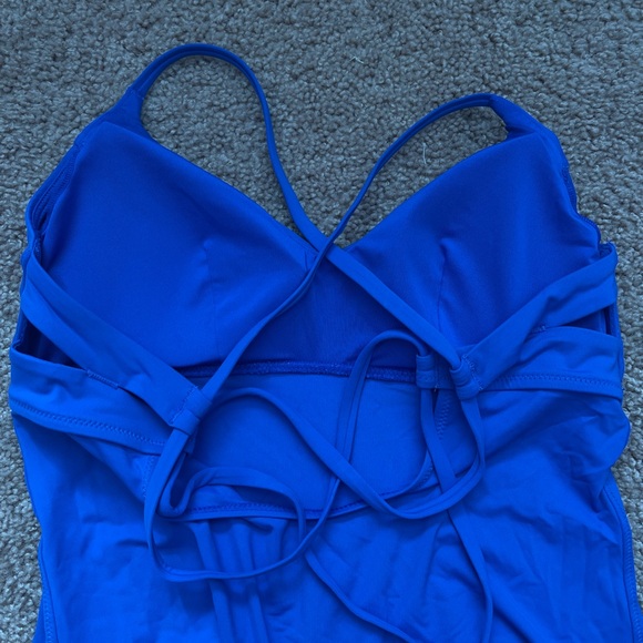 Athleta Cobalt Swim Top - Picture 3 of 4